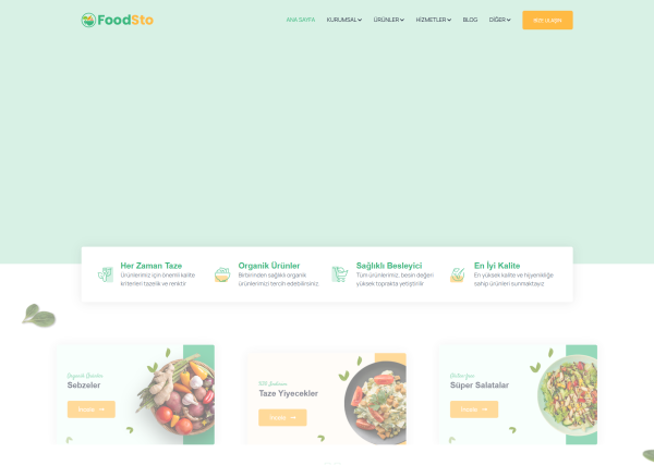 Organic Products Website