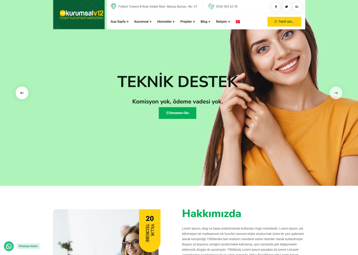 Kurumsal Site v12