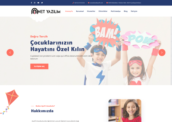 Kindergarten Website