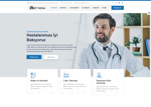 Hospital Website 