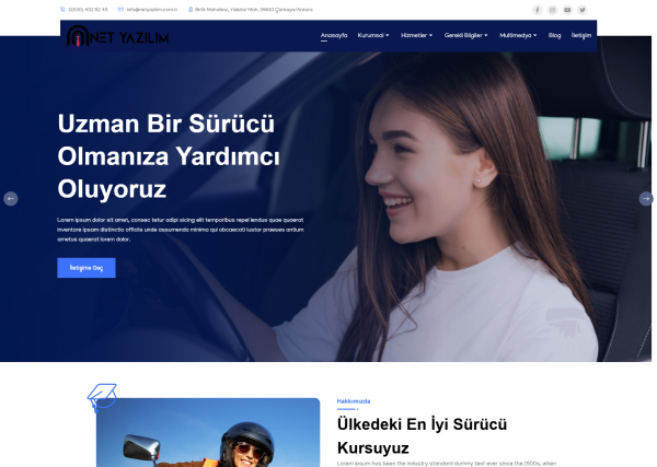 Driving School Website