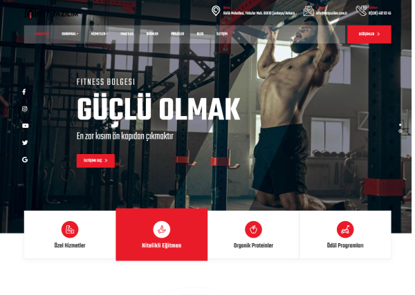 Gym Website