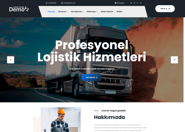 Logistics Website V2